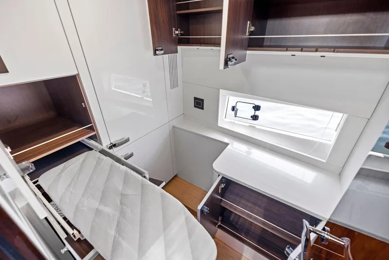 Slide: The Image of Interior of Fairline Squadron 68 yacht, year 2027. - 40