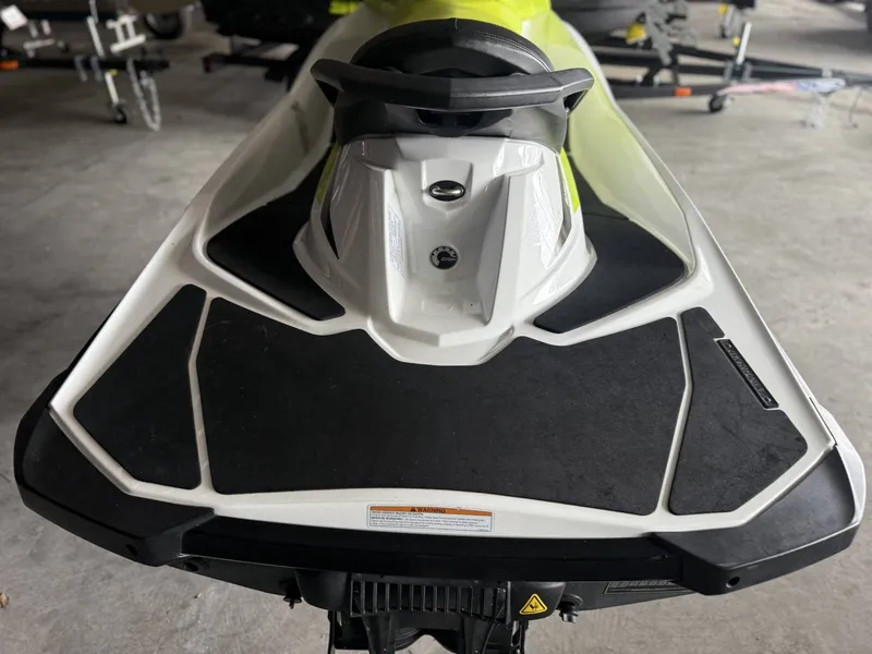 Slide: The Image of 2017 Sea-Doo jet ski rear view in a garage. - 8