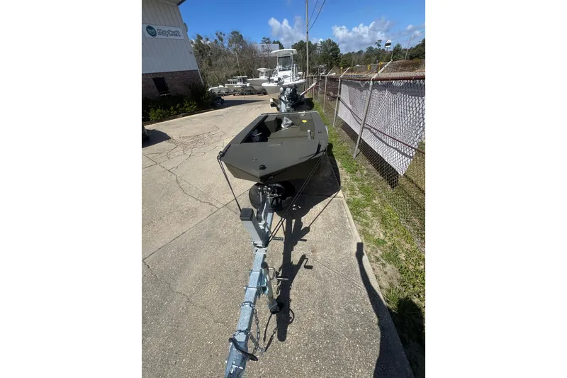 Slide: The Image of 2026 Go-Devil GO-DEVIL 16×54 boat on trailer, outdoor setting. - 4