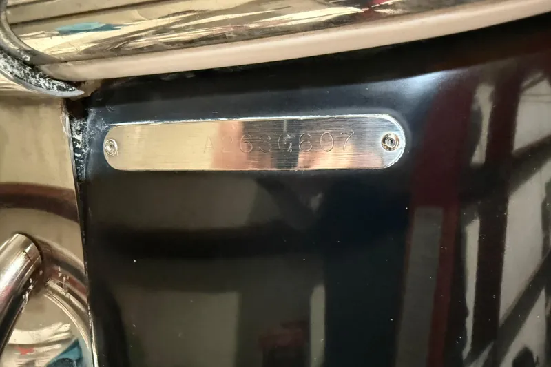 Slide: The Image of 2007 Regal Commodore 3760 IO boat identification plate with serial number. - 6