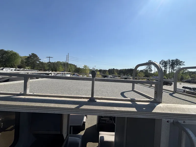 Slide: The Image of Roof view of a 1990 Sun Tracker Party Hut 28. - 23