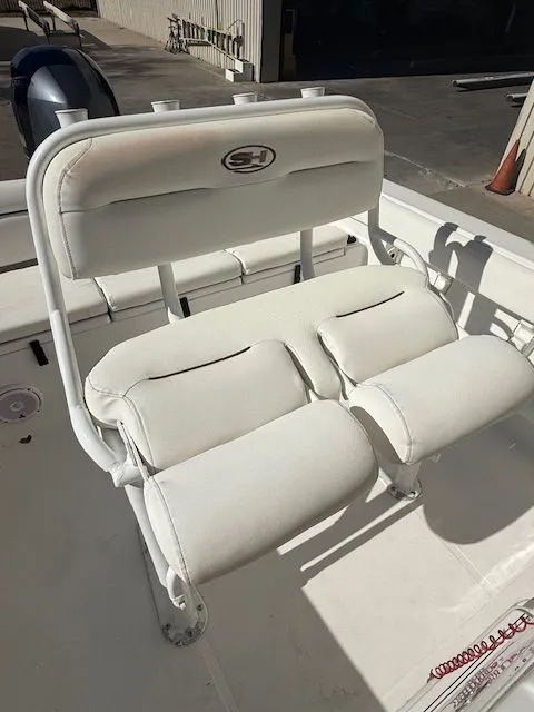 Slide: The Image of 2019 Sea Hunt Ultra 211 boat seat with cushioning. - 10