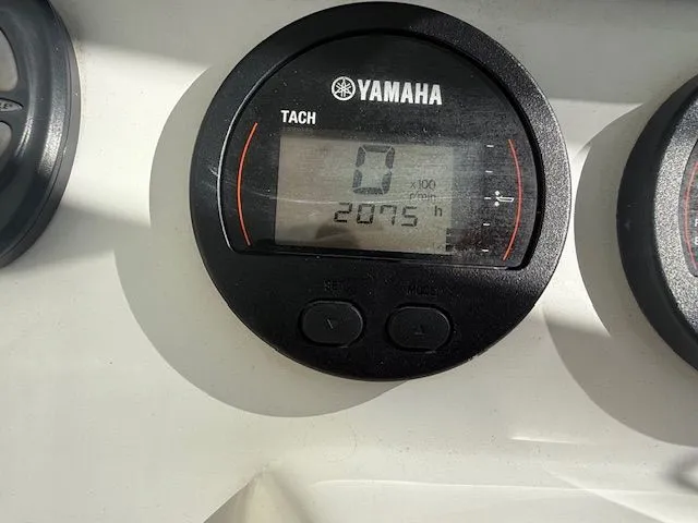 Slide: The Image of Yamaha tachometer on Sea Hunt Ultra 211 boat, 2075 hours. - 16