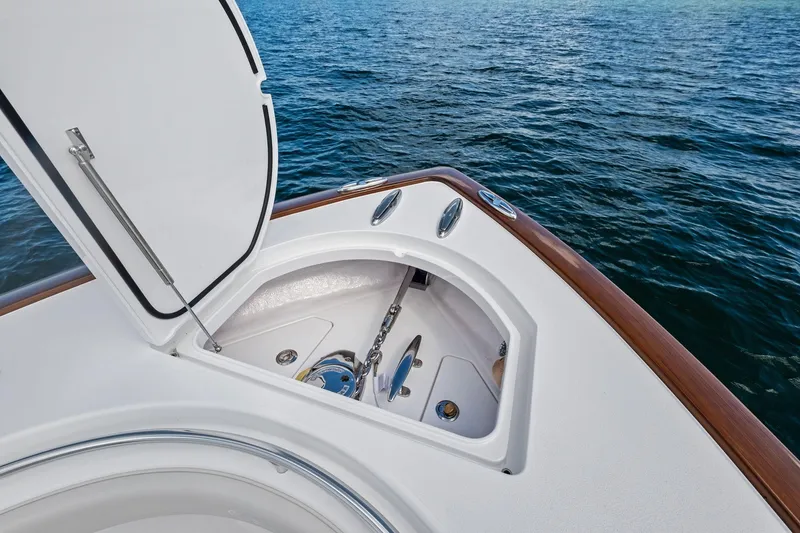 Slide: The Image of 2026 Valhalla Boatworks V-37 anchor compartment with ocean view. - 15