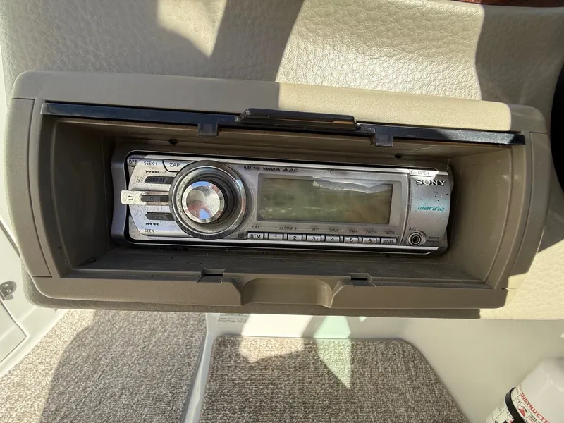 Slide: The Image of Sony marine radio in a 2012 Crownline 252 EX. - 26