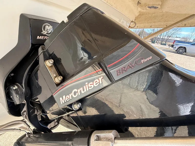 Slide: The Image of MerCruiser Bravo Three drive on Crownline 252 EX boat, year 2012. - 5
