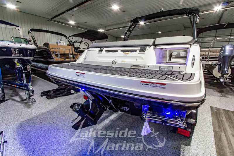 Slide: The Image of 2023 Bayliner VR6 Bowrider I/O displayed at Lakeside Marina showroom. - 5