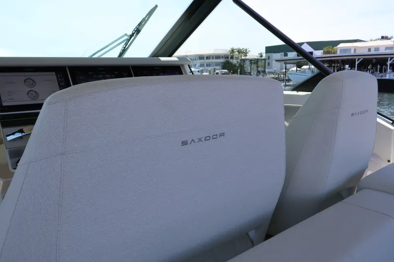 Slide: The Image of The Saxdor 400 GTO seats are elegantly and modernly designed. - 28