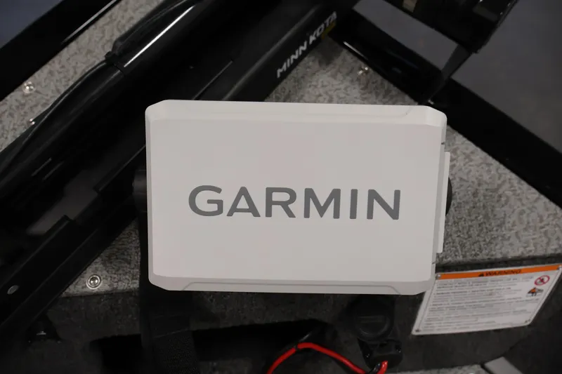 Slide: The Image of Garmin device on 2024 Lowe Fishing Machine 1775WT boat dashboard. - 15