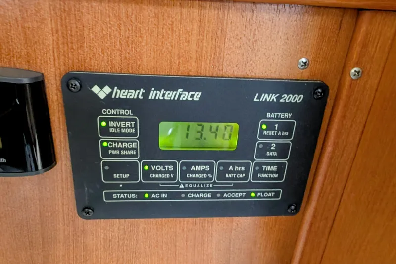 Slide: The Image of Heart Interface Link 2000 control panel on 2003 Catalina 34 MkII sailboat. - 17