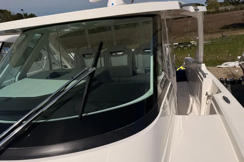 Slide: The Image of 2022 Tiara Yachts 38 LS boat with sleek design and spacious interior. - 7