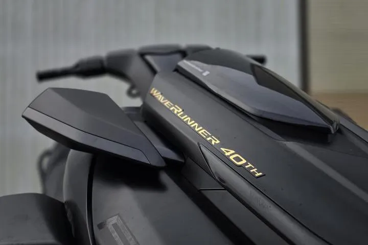 Slide: The Image of 2026 Yamaha WaveRunner FX Limited SVHO, 40th anniversary edition, sleek black design. - 10