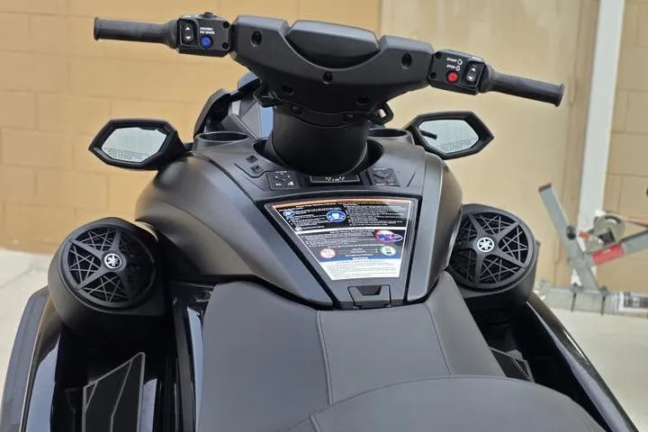 Slide: The Image of 2026 Yamaha WaveRunner FX Limited SVHO dashboard with speakers and controls. - 13