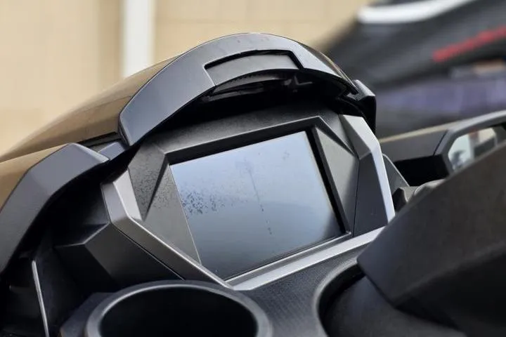 Slide: The Image of 2026 Yamaha WaveRunner FX Limited SVHO dashboard close-up, featuring a modern display screen. - 15