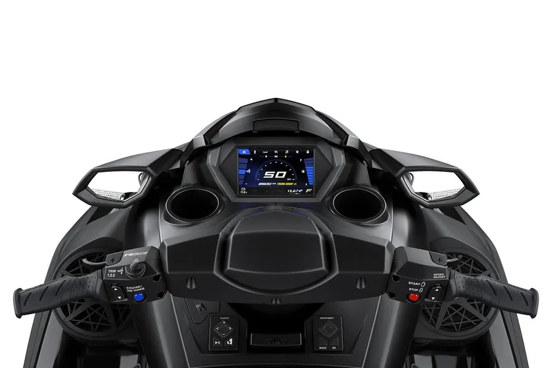 Slide: The Image of Manufacturer Provided Image: 2026 Yamaha WaveRunner FX Limited SVHO dashboard with digital display and controls. - 16