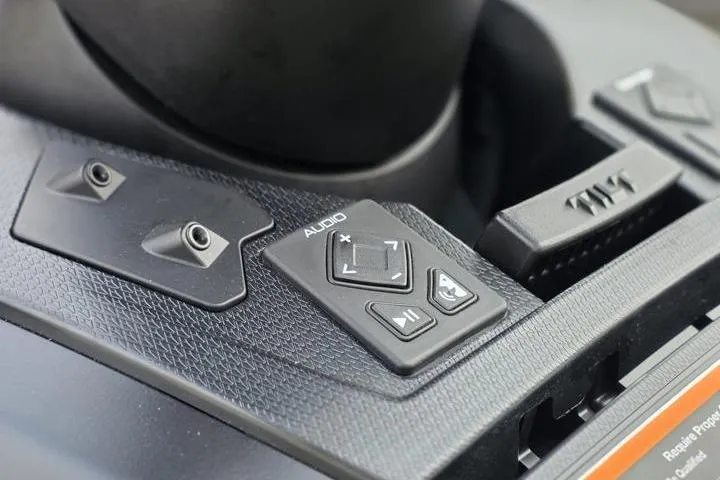 Slide: The Image of 2026 Yamaha WaveRunner FX Limited SVHO audio controls on dashboard. - 17