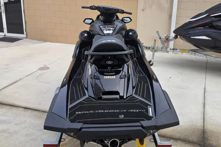 Slide: The Image of 2026 Yamaha WaveRunner FX Limited SVHO, black, rear view on trailer. - 5