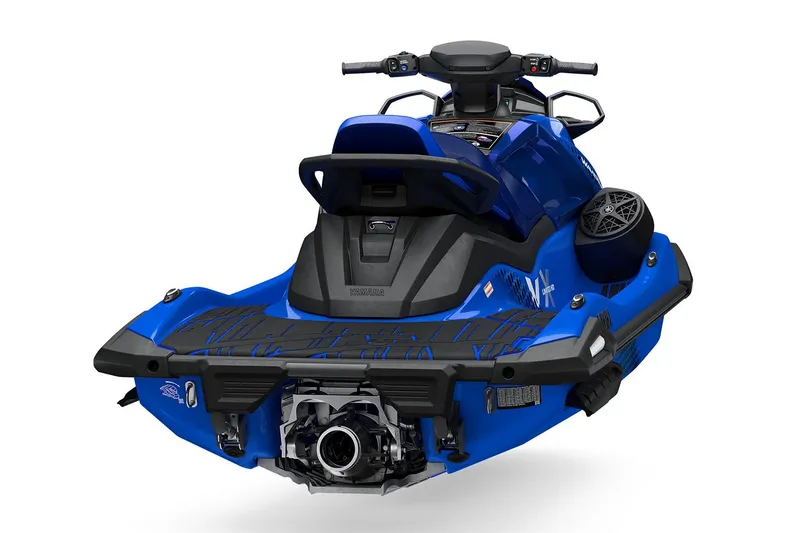Slide: The Image of Manufacturer Provided Image: 2026 Yamaha WaveRunner VX Limited HO in blue, rear view showcasing sleek design. - 11