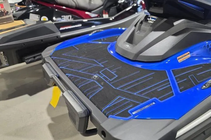 Slide: The Image of 2026 Yamaha WaveRunner VX Limited HO, blue and black deck, close-up view. - 6