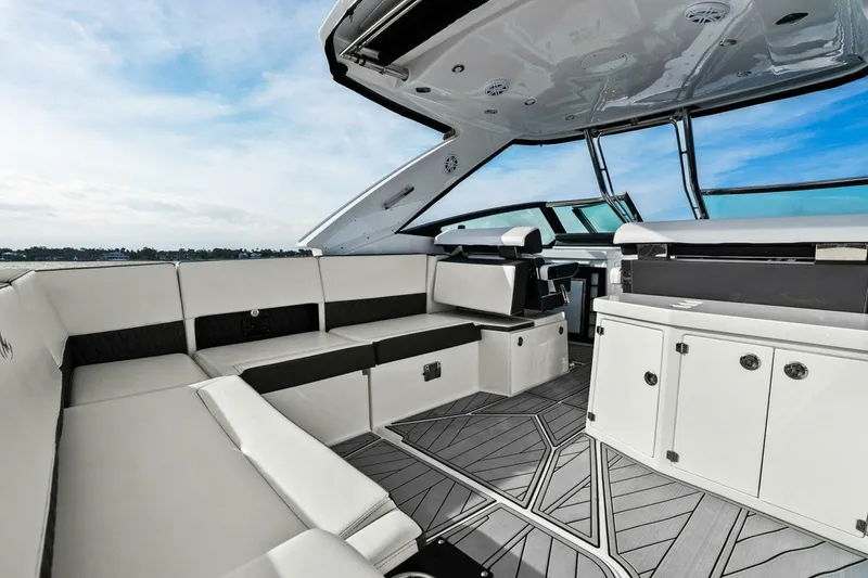 Slide: The Image of 2023 Monterey 385 SS - Aft Deck Seating - 29