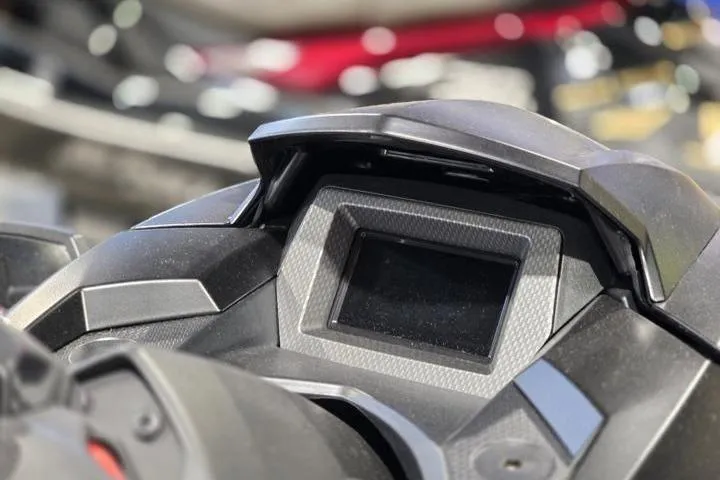 Slide: The Image of 2026 Yamaha WaveRunner GP HO dashboard close-up, featuring sleek design and modern display. - 18