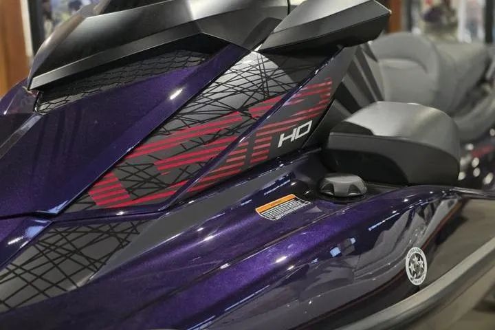 Slide: The Image of 2026 Yamaha WaveRunner GP HO in sleek purple with modern design accents. - 2