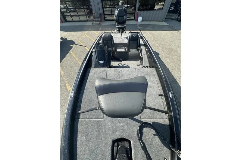 Slide: The Image of 2026 Phoenix 919 ZXL boat interior with seating and storage compartments. - 11