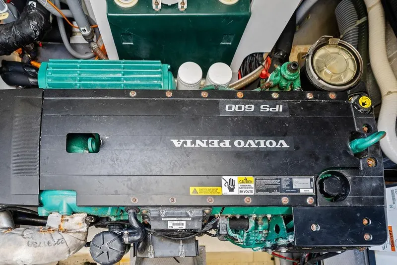 Slide: The Image of Volvo Penta IPS 600 engine in 2018 Monte Carlo MC 35 yacht. - 68