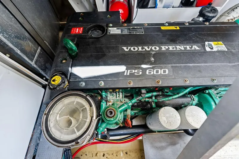 Slide: The Image of Volvo Penta IPS 600 engine in 2018 Monte Carlo MC 35 yacht. - 69