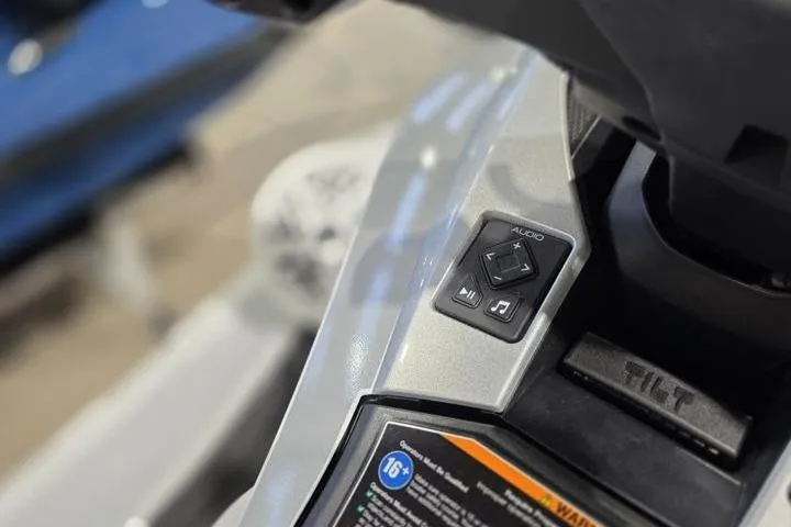 Slide: The Image of 2026 Yamaha WaveRunner GP HO dashboard with audio controls and tilt feature. - 10