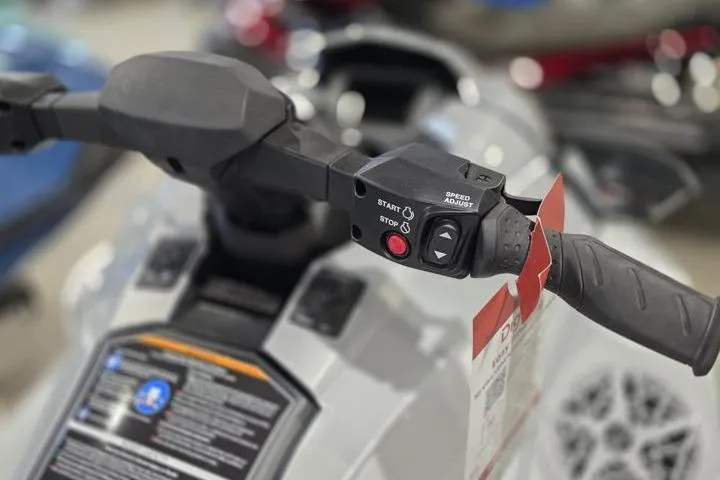 Slide: The Image of 2026 Yamaha WaveRunner GP HO handlebar with controls and speed adjust feature. - 13