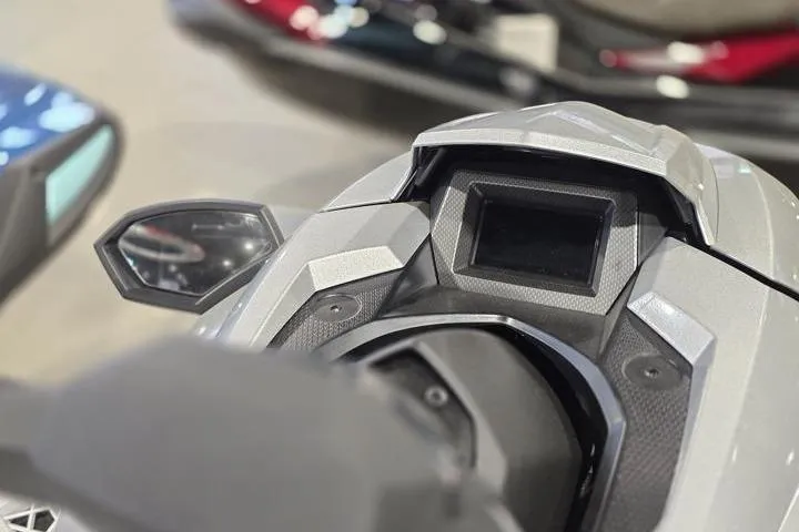 Slide: The Image of 2026 Yamaha WaveRunner GP HO dashboard with sleek design and advanced display. - 14