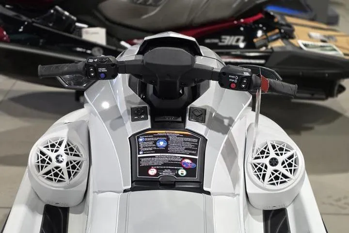 Slide: The Image of 2026 Yamaha WaveRunner GP HO jet ski dashboard with speakers and controls. - 15