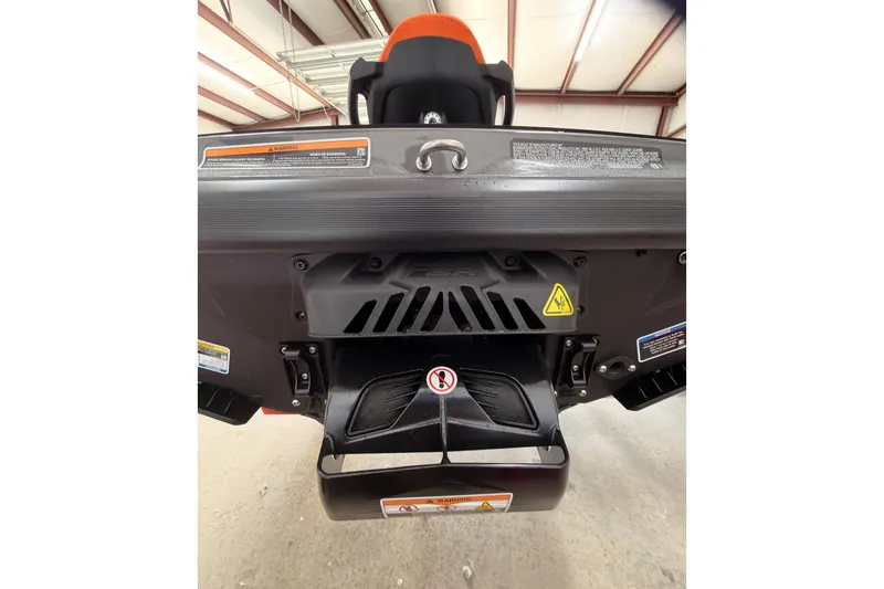 Slide: The Image of 2024 Sea-Doo GTR-X 300 rear view showcasing design and safety features. - 4