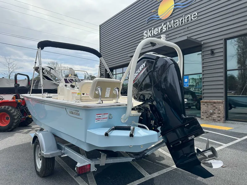 Slide: The Image of 2025 Boston Whaler 170 Montauk boat at Skier's Marine. - 8