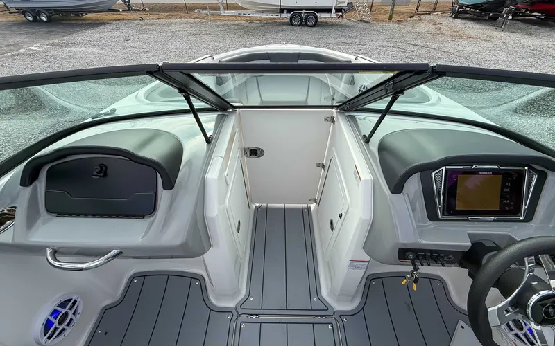 Slide: The Image of Interior of 2026 Chaparral 21 SSi with modern features. - 13