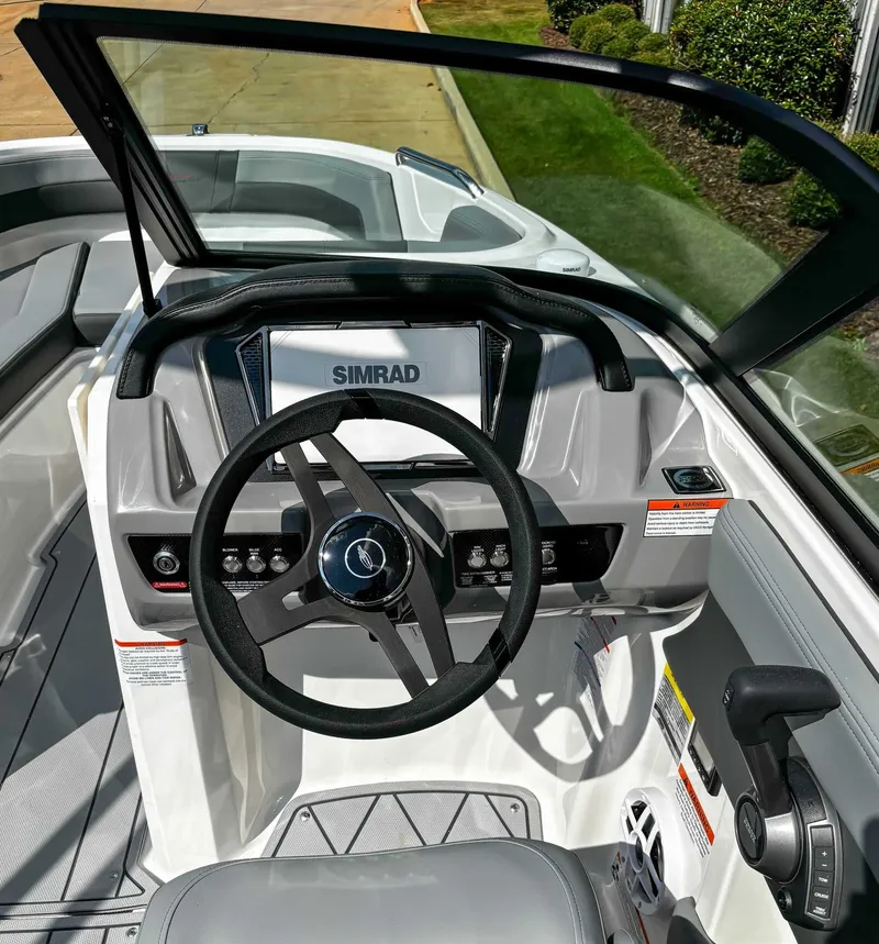 Slide: The Image of Interior view of Chaparral GTS 1 2026 boat cockpit. - 21