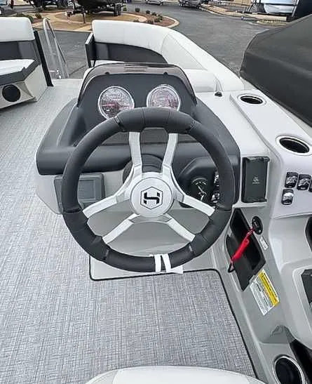 Slide: The Image of Steering wheel of Harris Cruiser 230 SLDH, 2026 model. - 11