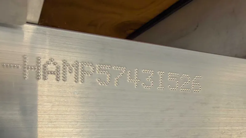 Slide: The Image of Serial number on Harris Cruiser 230 SLDH, year 2026. - 24