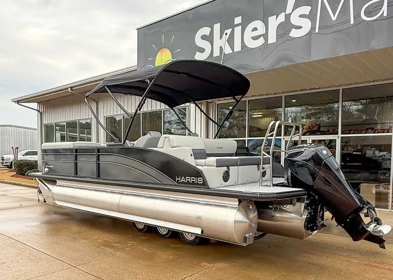Slide: The Image of 2026 Harris Cruiser 230 SLDH pontoon boat at Skier's Marine. - 8