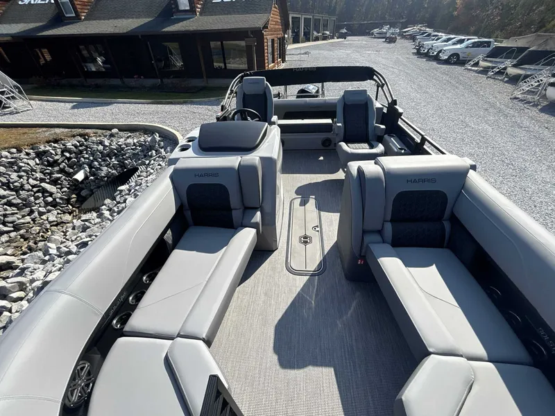 Slide: The Image of Interior of 2026 Harris Solstice 230 SLDH pontoon boat. - 15