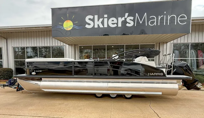 The Image of 2026 Harris Cruiser 250 SLDH pontoon boat at Skier's Marine. - 1