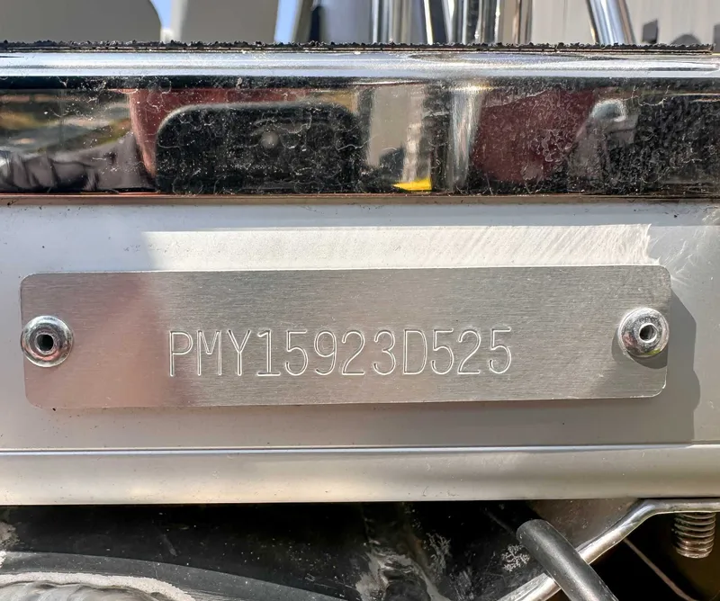 Slide: The Image of Serial number on Premier 230 Sunsation RL 2025 boat. - 15