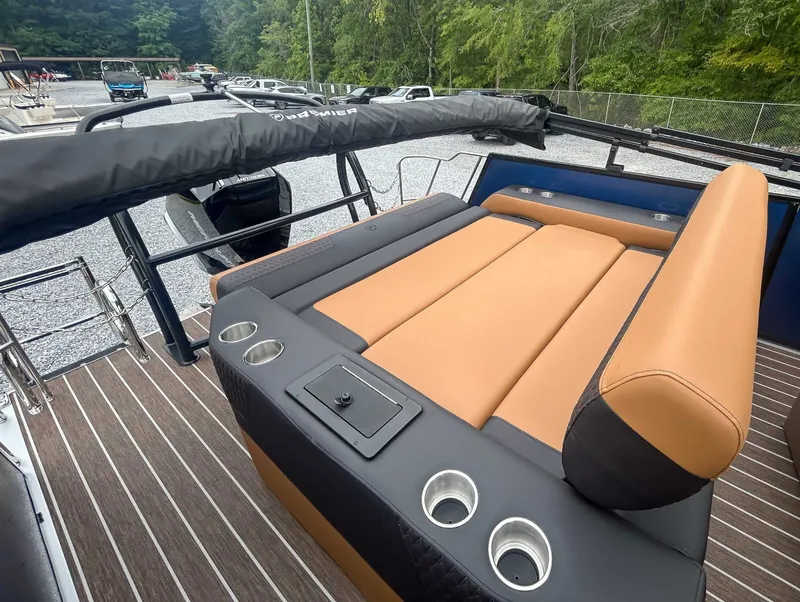 Slide: The Image of Premier Solaris 230 RL 2026 with luxurious seating area. - 18