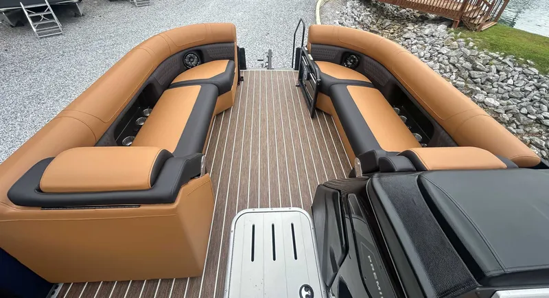 Slide: The Image of Interior of 2026 Premier Solaris 230 RL (28 PTX) with luxurious seating. - 9