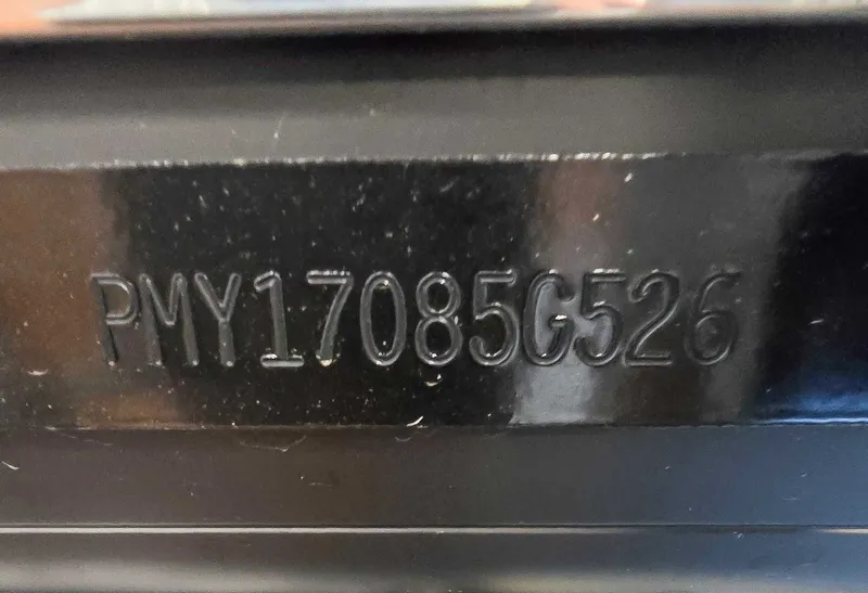 Slide: The Image of Serial number on Premier Solaris 250 RL 2026. - 18