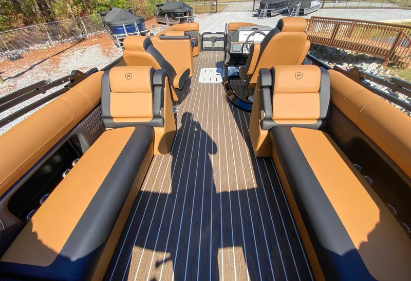 Slide: The Image of Interior of 2026 Premier Solaris 250 RF (28 PTX) with luxurious seating. - 10