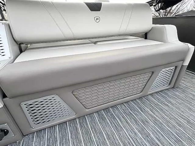 Slide: The Image of Luxurious seating in Premier Intrigue 230 RL 2026 boat. - 14