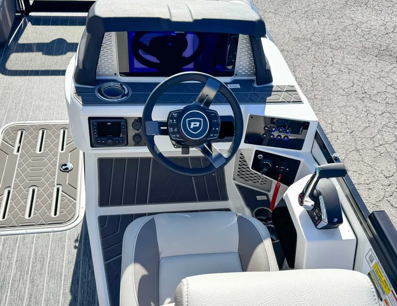 Slide: The Image of Interior view of Premier Intrigue 230 RL (32 PTX) 2026 helm. - 18