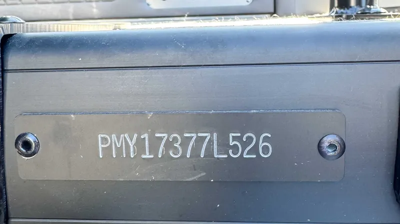 Slide: The Image of Serial number on Premier Intrigue 230 RL (32 PTX) 2026. - 24